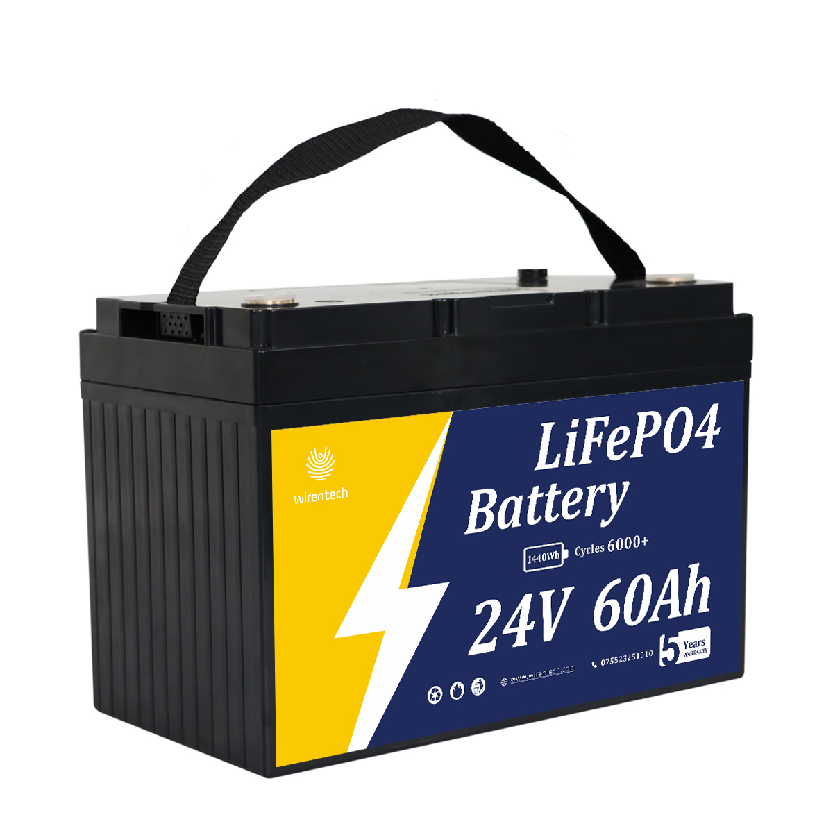 24V 60Ah 大気ベント環境に優しいよりインテリジェントな Bluetooth 堅牢な通信開始バッテリー高性能リチウム電池